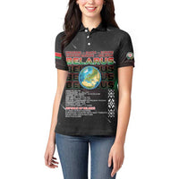 Belarus Women Polo Shirt Information From The Universe - Wonder Print Shop