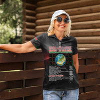 Belarus Women Polo Shirt Information From The Universe - Wonder Print Shop