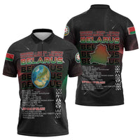 Belarus Zipper Polo Shirt Information From The Universe - Wonder Print Shop