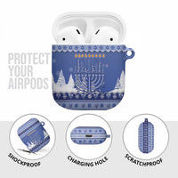 Hanukkah Christmas AirPods Case Love And Lights - Wonder Print Shop