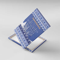 Hanukkah Christmas Canvas Wall Art Love And Lights - Wonder Print Shop