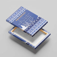 Hanukkah Christmas Canvas Wall Art Love And Lights - Wonder Print Shop