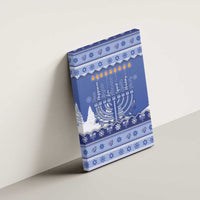 Hanukkah Christmas Canvas Wall Art Love And Lights - Wonder Print Shop