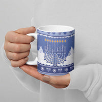 Hanukkah Christmas Ceramic Mug Love And Lights - Wonder Print Shop