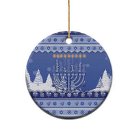 Hanukkah Christmas Ceramic Ornament Love And Lights - Wonder Print Shop