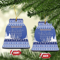 Hanukkah Christmas Ceramic Ornament Love And Lights - Wonder Print Shop