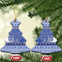 Hanukkah Christmas Ceramic Ornament Love And Lights - Wonder Print Shop