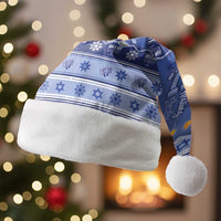 Hanukkah Christmas Santa Hat Love And Lights - Wonder Print Shop