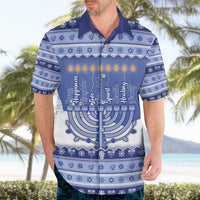 Hanukkah Christmas Hawaiian Shirt Love And Lights - Wonder Print Shop