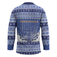 Hanukkah Christmas Hockey Jersey Love And Lights - Wonder Print Shop