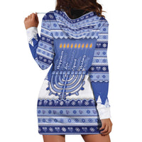 Hanukkah Christmas Hoodie Dress Love And Lights - Wonder Print Shop