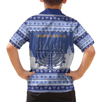 Hanukkah Christmas Kid Hawaiian Shirt Love And Lights - Wonder Print Shop