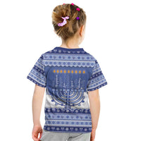 Hanukkah Christmas Kid T Shirt Love And Lights - Wonder Print Shop