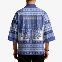 Hanukkah Christmas Kimono Love And Lights - Wonder Print Shop