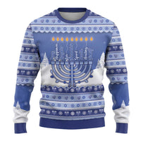 Hanukkah Christmas Ugly Christmas Sweater Love And Lights - Wonder Print Shop