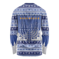 Hanukkah Christmas Long Sleeve Shirt Love And Lights - Wonder Print Shop
