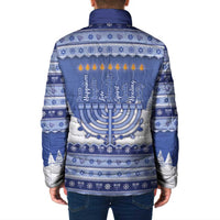 Hanukkah Christmas Padded Jacket Love And Lights - Wonder Print Shop