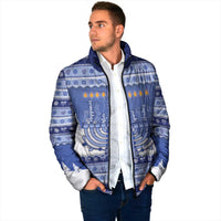 Hanukkah Christmas Padded Jacket Love And Lights - Wonder Print Shop