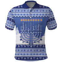 Hanukkah Christmas Polo Shirt Love And Lights - Wonder Print Shop