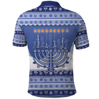 Hanukkah Christmas Polo Shirt Love And Lights - Wonder Print Shop
