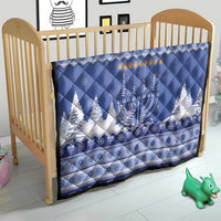 Hanukkah Christmas Quilt Love And Lights - Wonder Print Shop