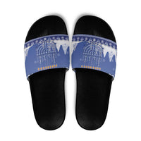 Hanukkah Christmas Slide Sandals Love And Lights - Wonder Print Shop