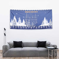 Hanukkah Christmas Tapestry Love And Lights - Wonder Print Shop