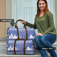 Hanukkah Christmas Travel Bag Love And Lights - Wonder Print Shop