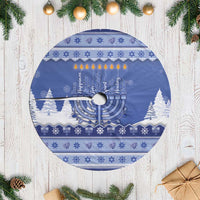 Hanukkah Christmas Tree Skirt Love And Lights - Wonder Print Shop
