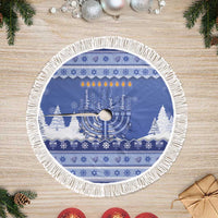 Hanukkah Christmas Tree Skirt Love And Lights - Wonder Print Shop