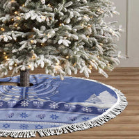 Hanukkah Christmas Tree Skirt Love And Lights - Wonder Print Shop