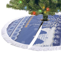 Hanukkah Christmas Tree Skirt Love And Lights - Wonder Print Shop