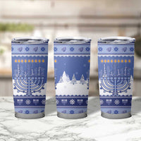 Hanukkah Christmas Tumbler Cup Love And Lights - Wonder Print Shop