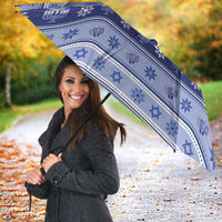 Hanukkah Christmas Umbrella Love And Lights - Wonder Print Shop