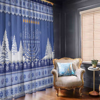 Hanukkah Christmas Window Curtain Love And Lights - Wonder Print Shop