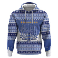 Hanukkah Christmas Zip Hoodie Love And Lights - Wonder Print Shop