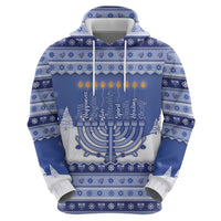 Hanukkah Christmas Zip Hoodie Love And Lights - Wonder Print Shop