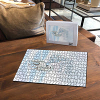 Magical Christmas Puzzle Unicorn With Cotton Candy Xmas Tree - Wonder Print Shop