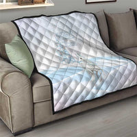 Magical Christmas Quilt Unicorn With Cotton Candy Xmas Tree - Wonder Print Shop