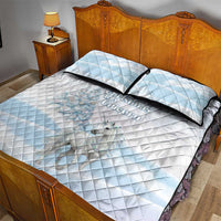 Magical Christmas Quilt Bed Set Unicorn With Cotton Candy Xmas Tree - Wonder Print Shop