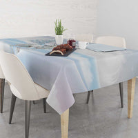 Magical Christmas Tablecloth Unicorn With Cotton Candy Xmas Tree - Wonder Print Shop