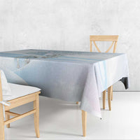 Magical Christmas Tablecloth Unicorn With Cotton Candy Xmas Tree - Wonder Print Shop