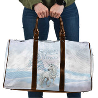 Magical Christmas Travel Bag Unicorn With Cotton Candy Xmas Tree - Wonder Print Shop