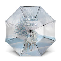 Magical Christmas Umbrella Unicorn With Cotton Candy Xmas Tree - Wonder Print Shop