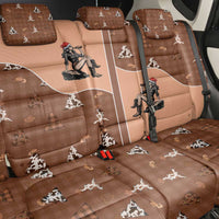 Western Yoke Back Car Seat Cover Cowgirl Drinking Wine Christmas - Wonder Print Shop