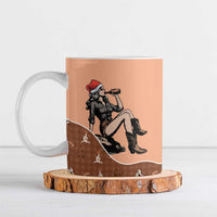 Western Yoke Ceramic Mug Cowgirl Drinking Wine Christmas - Wonder Print Shop