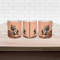 Western Yoke Ceramic Mug Cowgirl Drinking Wine Christmas - Wonder Print Shop
