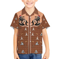 Western Yoke Family Matching Puletasi and Hawaiian Shirt Cowgirl Drinking Wine Christmas - Wonder Print Shop