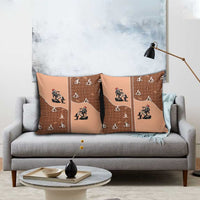 Western Yoke Pillow Cover Cowgirl Drinking Wine Christmas - Wonder Print Shop