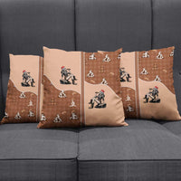 Western Yoke Pillow Cover Cowgirl Drinking Wine Christmas - Wonder Print Shop